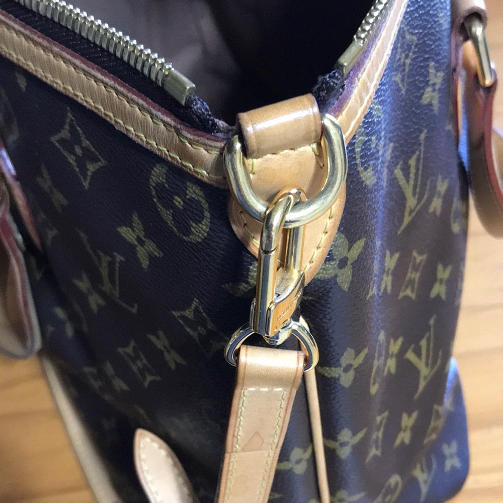 🌟 3 WAY 🌟 zipper Louis Vuitton Palermo pm crossbody French - Picture 7 of 16